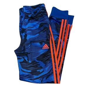 Adidas Blue Camo Kids Track Pants